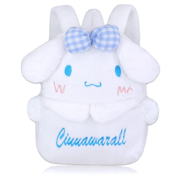 1107 Anime Big Ear Dog Cartoon Stuffed Backpack Kawaii Lolita JK Bag